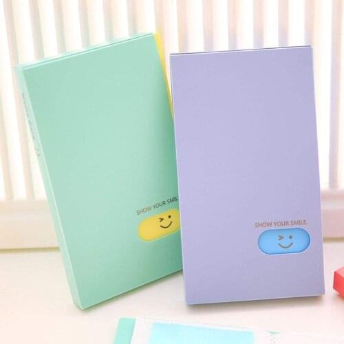 2 Pcs Business Card Book Holder Name ID Credit Card Holder Rack Book Case Organizer Lomo Photo Card Photo Album (120 Pockets)