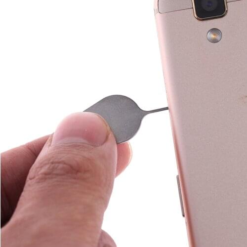 3pcs Sim Card Tray Removal Eject Pin Key Tool Stainless Steel Needle Universal For IPhone IPad For All Smart Phones