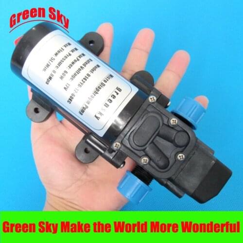 5l/min 60W automatic pressure switch type with on/off button and dc jack 12v spray pump