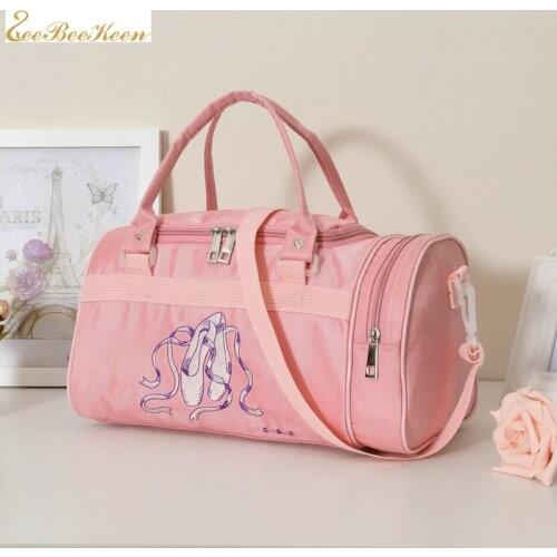 Ballet Dance Bags Pink Women Girls Ballet Sports Dance Girls Package Dance Backpack Baby Barrels Package Ballet Bag Handbag