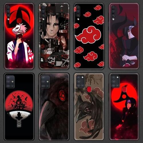 Smartphone Accessories Cover for Samsung Galaxy A50 A70 A10 A10S A20 A30 A40 A60 Luxury Soft Case Shell Akatsuki Anime