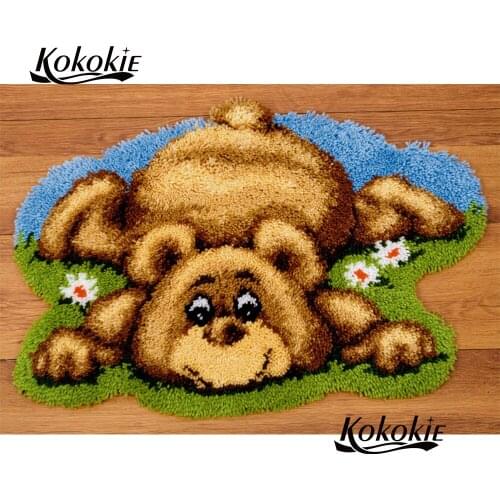 Diy rug carpet tapijt latch hook kits rug printed canvas home mat decoration needle for carpet embroidery handwerken knooppakket