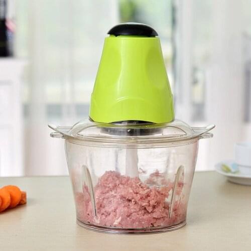 2L Electric Chopper Powerful Meat Grinder Stainless Steel Multifunctional Household Food Processor Meat Kitchen Blender