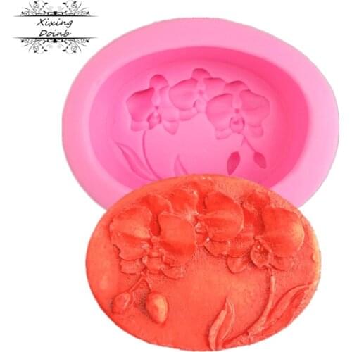 Xixing Flower shaped sugar technology silica gel mold soft sugar mold cake decoration tool chocolate rubber mold