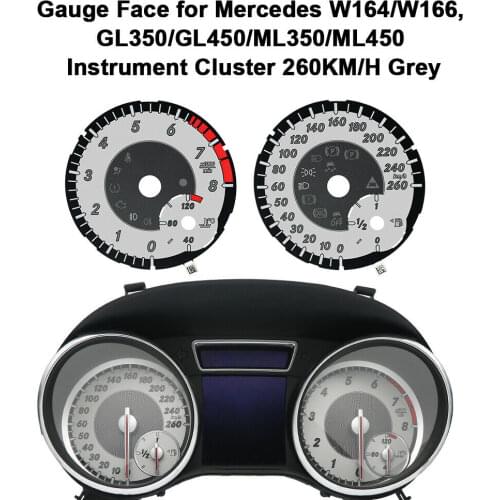 Gauge Face for MercedesBenz W164 W166 GL350 GL450 ML350 ML450 Instrument 260KM/H