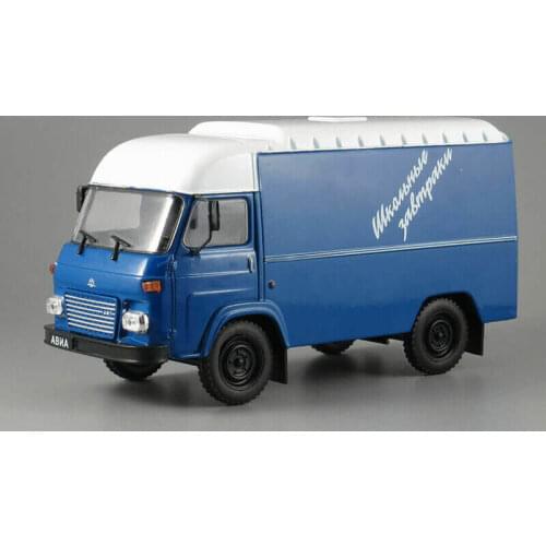 1:43 alloy AVIA-21F Russian car truck model,high simulation transport car dining car toy,metal toy,free shipping