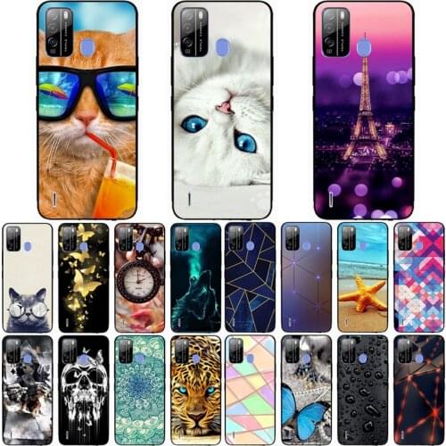 For ITEL A48 Case Fashion Silicone Soft TPU Cute Cases for ITEL A48 Phone Cover Funda Coque