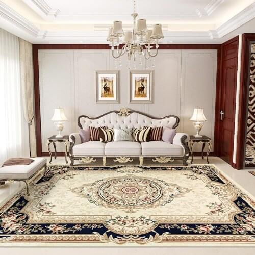 European-style polypropylene carpet home full-spread large area bedroom bedside ethnic style luxury living room sofa coffee tabl