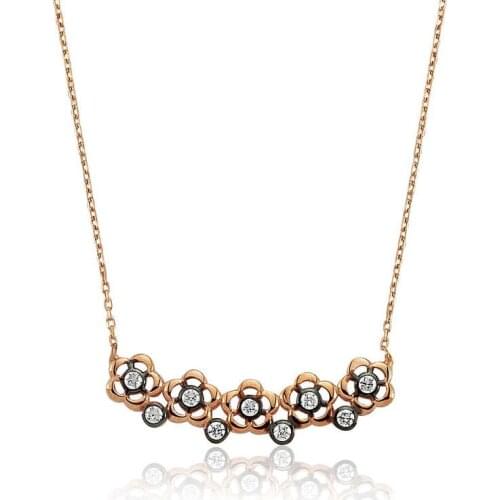 Silver Daisy Lady Necklace