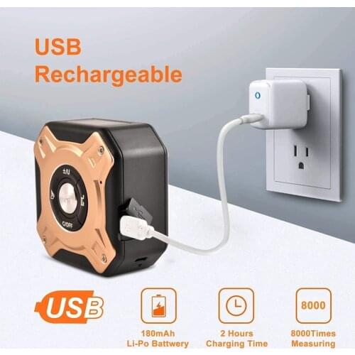 XEAST 2021 NEW RELEASED Laser Tape 2 in 1 Rangefinder Measure Aluminium Alloy Shell Inch Ruler Retractable Distance Meter Rang