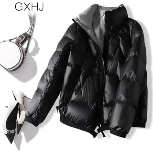 Womens Casual Coat Female Cotton-Padded Fashion Parka Jacket Down Cotton Padded Winter Coat Outwear 2021 Spring Autumn Winter