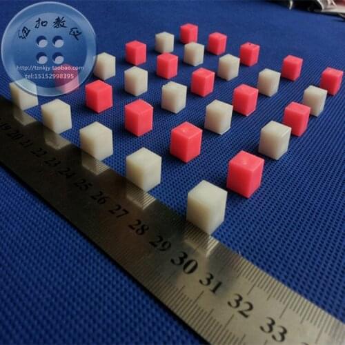 2colors 30pcs Cm cubes small solid plastic side length 1cm Primary Mathematics Learning Tools with measuring bottle