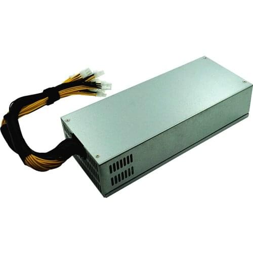 2000w 6pin*10 power supply For Eth Ethereum Coin Miner Antminer ETH S7 S9 for L3 + Dedicated psu computer Power supply For BTC