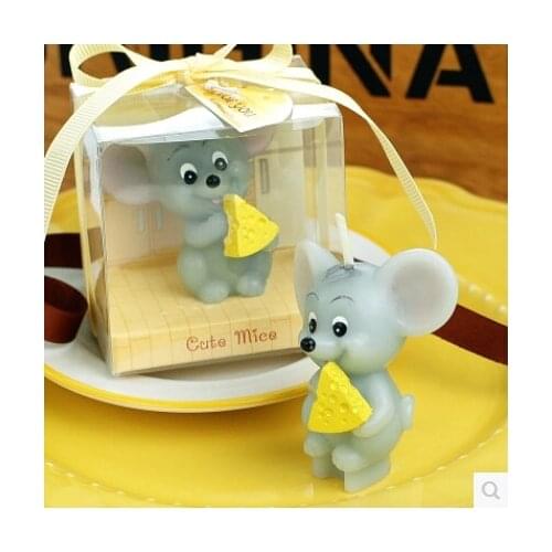 3D Zodiac Mice Eat Rice Candle Molds, Silicone Mold Soap, Animal Moulds Rubber 10 10 PRZY Eco-friendly