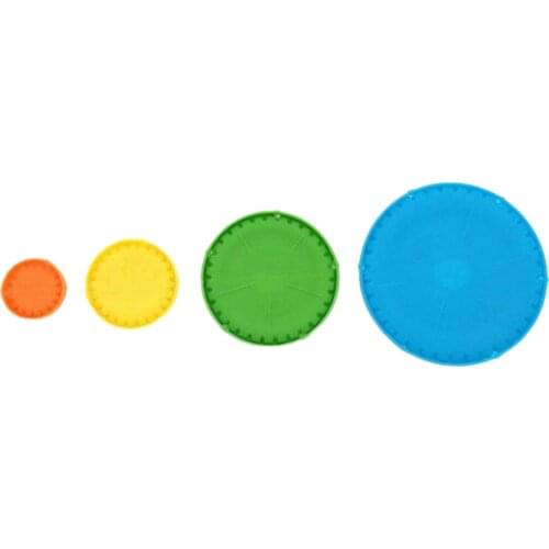 4Pcs Yo-Yo Makers Round Flower Templates 4/6/9/12cm - Extra Small, Small, Large, Extra Large