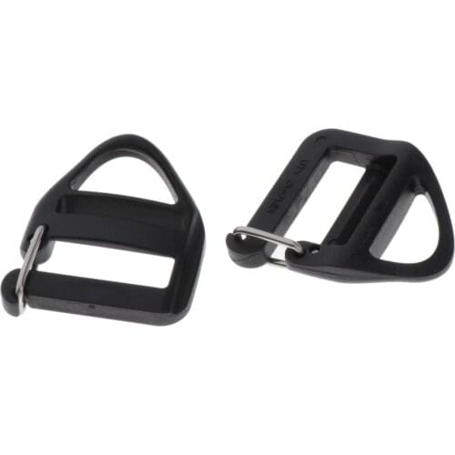 5x Adjustable Ladder Lock Slider Backpack Straps Fastener Webbing Buckle