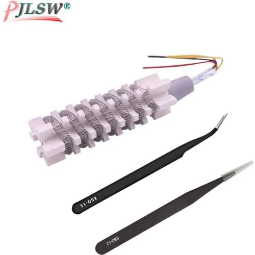 8586 858D Hot Air Gun Heating Element Ceramic Heating Core 220V Heater For 858D+ 8858 8858D Heat Gun Rework Soldering Repair