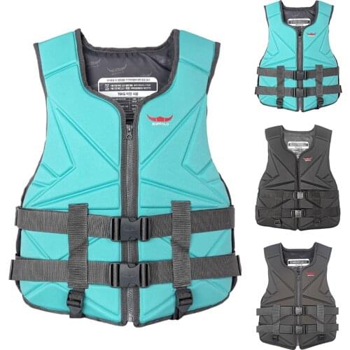 Neoprene Life Jacket Adult Kids Life Vest Water Sports Fishing Vest Kayaking Boating Swimming Surfing Drifting Safety Life Vest