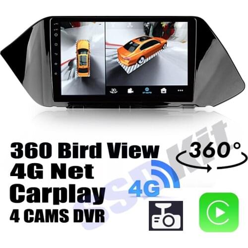Car Audio Navigation GPS Carplay DVR 360 Birdview Around 4G Android System For Hyundai Sonata DN8 2020 2021