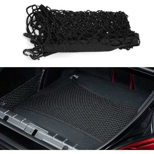 Car Accessories For BMW 3 5 X3 X4 X5 X6 GT5 GT Audi A3 A4 A5 A6 A7 A8 Q3 Q5 Q7 Mesh Cargo Net Holder Trunk Auto Elastic Storage