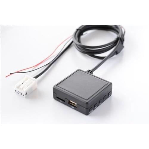 Car Bluetooth 5.0 Wireless HIFI Bluetooth Aux Microphone Adapter TF USB Flash Drive for For Audi A4B7 TTs TT A8 R8 A3 2007-2014