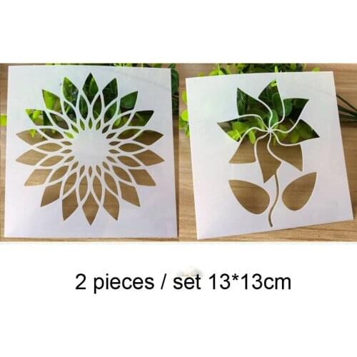 DIY Craft Mandala Auxiliary Layering Stencils For Walls Painting Scrapbooking Stamp Album Decor Embossing Paper Card Template
