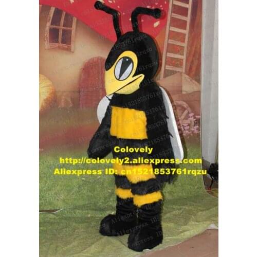 Long Fur Wasp Hornet Vespid Bumblebee Bombus Bee Honeybee Insect Mascot Costume Character Family Gifts Celebration zz4652