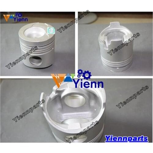 For HINO H06C H06CT HO6C-TA Piston Kit With Pin Clips 16100-2371 For HITACHI EX220-1/2/3 EXCAVATOR Diesel Engine Repair Parts