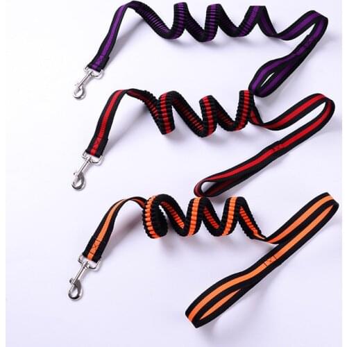 120cm Dog Leash Elastic Bungee Leashes Running Walking Pull Dog Lead Leash 1.5CM/2CM/2.5CM*120CM Hands Free Rope Dog Leash Pet