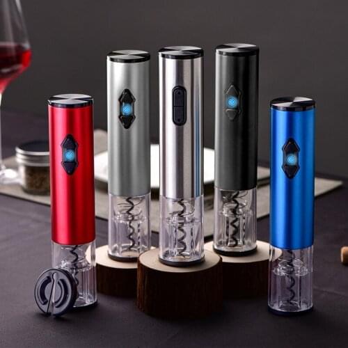 Electric Wine Openers Automatic Bottle Opener Tools for Red Wine Foil Cutter Jar Opener Kitchen Accessories Gadgets