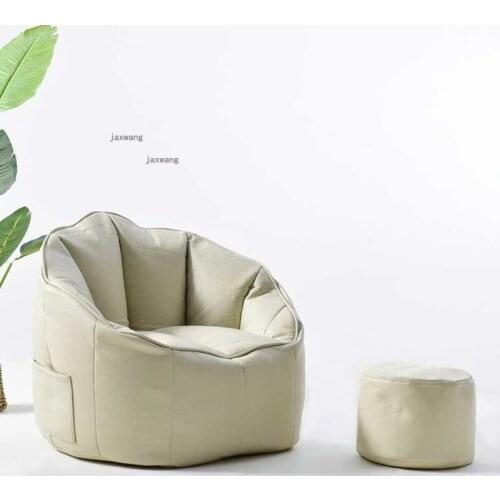 European Living Room Single Bean Bag Sofas for Tatami Bedroom Small Apartment Lounge Chairs Dormitory Balcony Hotel Leisure Sofa