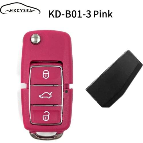KEYDIY B01 Luxury Yellow B Series 3 Button Remote Key for KD900 URG200 Mini KD and HC Chip (4D 46 4C G ) for KD-X2 H618PRO Tango