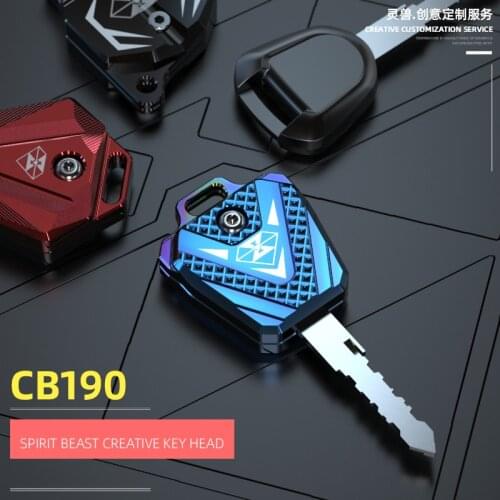 Motorcycle Key Case Cover Personality Ornament Key Head For CB190 CB190R CB190x CBF190X Models Or More