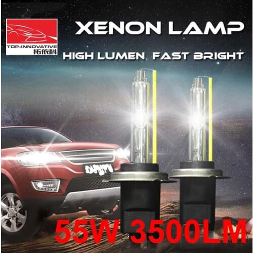 1 Pair 12V 55W 3500LM H1 H3 H7 H8 H9 H11 9005 9006 9012 AC HID Xenon Replacement Headlamps Bulbs G8 High Lumen Fast Bright 5500K