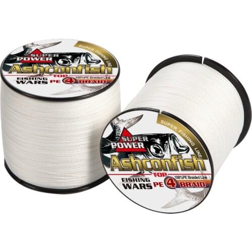 500M White color PE fishing line Japan Multifilament Braided Fishing Line 4x braided wire super sea fishing ropes cords tools
