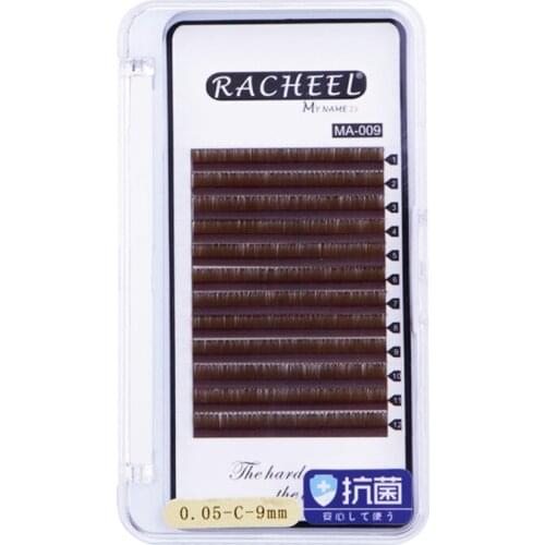 Caramel color Self-Fan Eyelashes Auto Blooming Lashes Easy Fanning Volume Lash Extensions Colored for Professional Lash Building