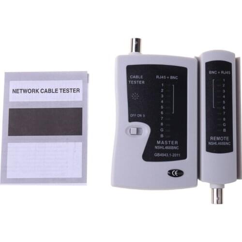 New RJ45 BNC Tester Test NS-468B LAN Network Cable Wire