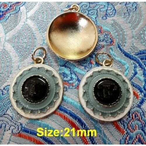 Wholesale 10 pieces High-grade Metal Drip oil Clothing Overcoat Jacket Buttons Coat Sweater Button Size 21mm Free shipping