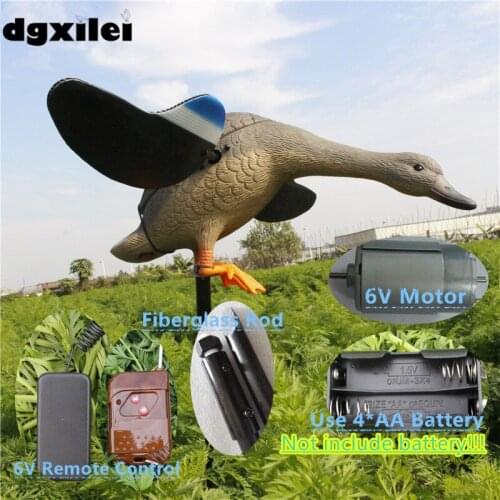 Wholesale Outdoor Hunting Decoy 4*AA Battery Duck Decoys With Magnet Spinning Wings