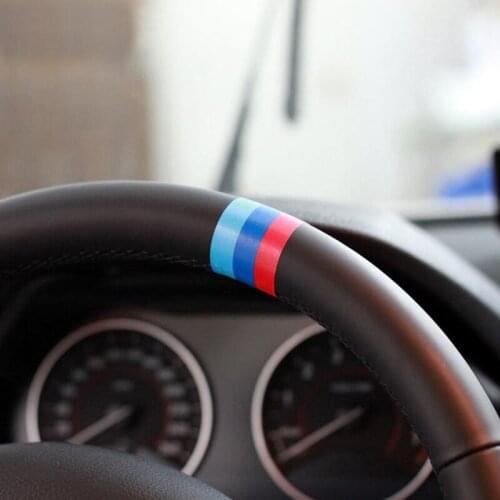 Pesonalized Car Sticker BMWColored Germany Italy Franch Russia National Flag Sticker Auto Steering Wheel Grille Stickers Styling