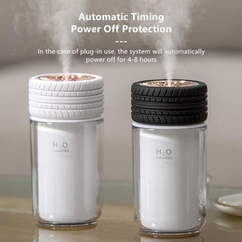 250ml Portable USB Ultrasonic Air Humidifier Night Light Humidifier Oil Air Purifier Mist Maker 7 Colors LED Lamp Air Freshener