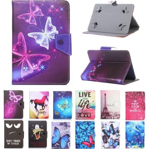 Myslc Universal Cover For Irbis TZ885 TZ890 TZ884 Z892 TZ892D TZ865 TZ854 TZ864 8 inch Tablet Printed PU Leather Stand Case