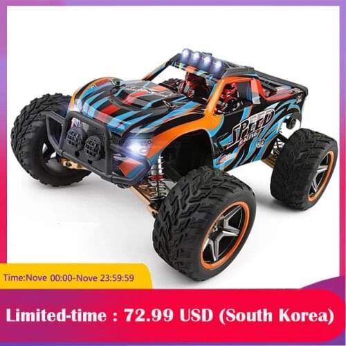 Wltoys 104009 1/10 Scale 2.4G Brushed RC Car 4WD High Speed Vehicle Models 45km/h Truck Buggy Toy Adults Children Gifts