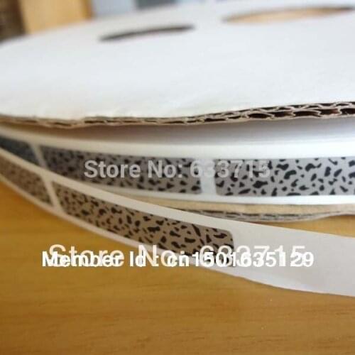 Customized phone cards scratch off label sticker in size 8mm *40mm USD35 /3000 pieces