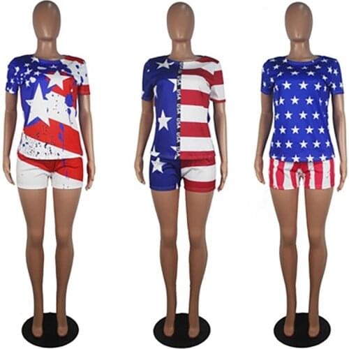 Womens Candy Casual Sports Outfit Pattern Printed Suspender Trousers Two-Piece Lounge Wear Shorts Pants Set Womens Tracksuit