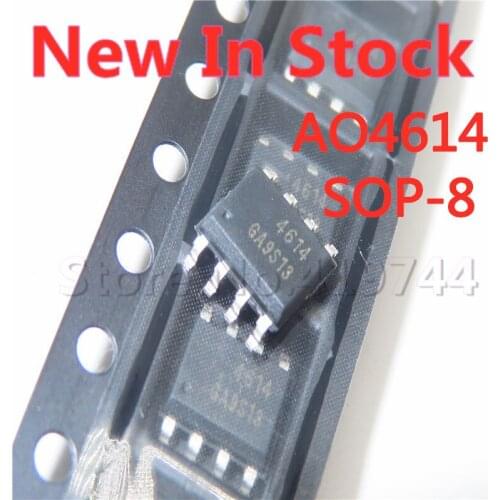5PCS/LOT AO4614 4614 MOS field effect tube N+P channel 40V SOP-8 In Stock NEW original IC