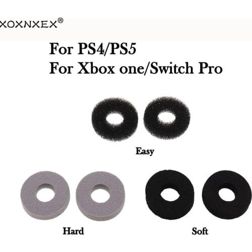 6pcs Thumbstick Assist Assistant Ring For PS5 PS4 XBOXONE Switch Pro Controller Rubber Sponge Auxiliary Ring Analog Stick Aim