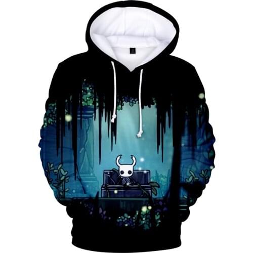 Hollow Knight kids Hoodies Harajuku Hoodie 3D Animation style game Hollow Knight Trendy Popular Loose Anime Movie