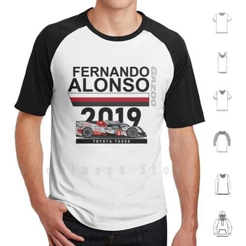 Alonso #8 T Shirt DIY Cotton Big Size S-6xl Fernando Alonso Fernando Alonso Le Mans 24h Racing Motorsport Autosport 14 8