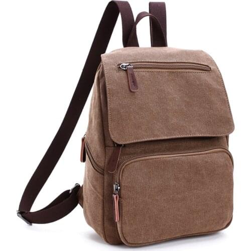 Hot! Brand High Quality Canvas Backpack Women School Bags for Teenage Girls Cute Rucksack Vintage Laptop Backpacks Female DB97